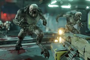 Bei "Doom" geht es besonders rabiat zur Sache, darum kassierte das Game von Bethesda auch den "Bumm Bumm"-Award