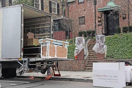 Der Umzug aus dem Weißen Haus ist schon in vollem Gange