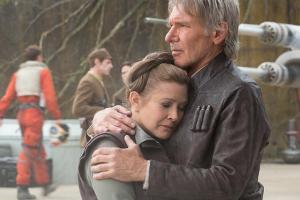 Leia und Han Solo in "Das Erwachen der Macht"