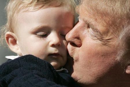 Als Donald Trump 2007 einen Stern auf dem Walk of Fame bekam, war Barron gerade Mal ein paar Monate alt
