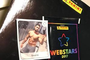 Gehört zum illustren Kreis der im Panini-Album verewigten Social-Media-Stars: Fitness-YouTuber Goeerki