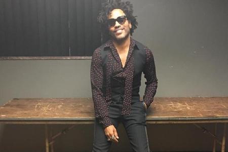 Lenny Kravitz ist gerne einmal für einen Spaß zu haben