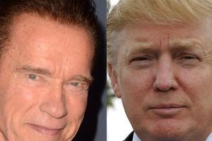 Arnold Schwarzenegger (links) und sein Vorgänger bei "Celebrity Apprentice": US-Präsident Donald Trump