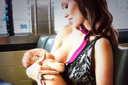 Stillende Promis, Olivia Wilde