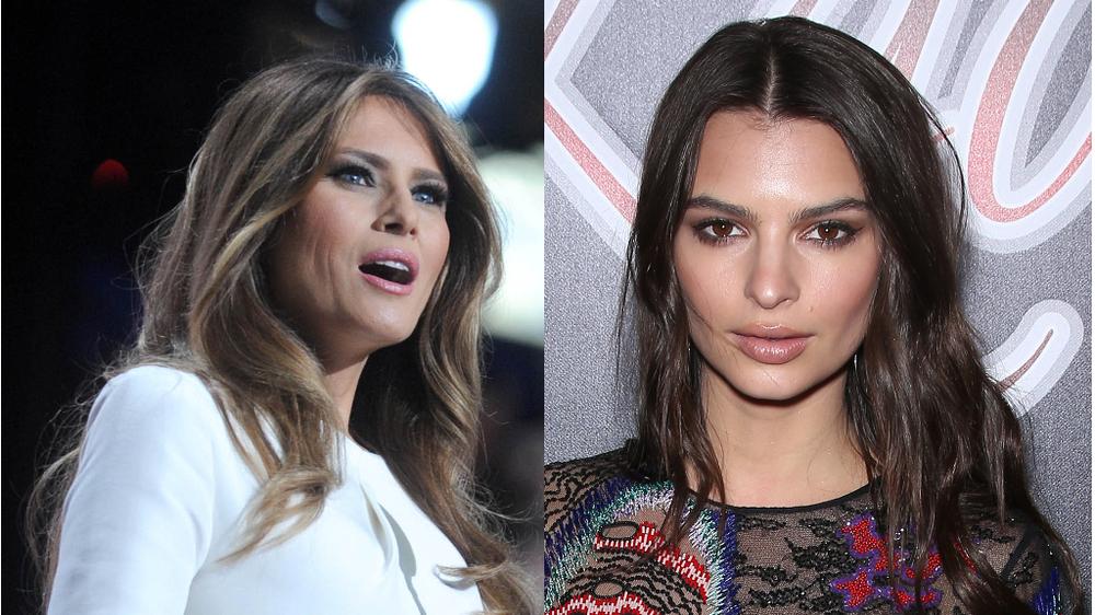 First Lady Melania Trump bedankt sich bei Emily Ratajkowski