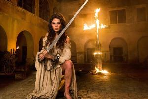 Ruby O. Fee in ihrer Rolle der Veva in "Die Ketzerbraut"