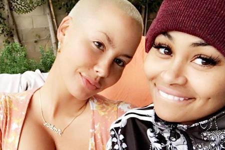 Amber Rose (l.) bekommt auch in schweren Zeiten Unterstützung von ihrer besten Freundin Blac Chyna, der Verlobten von Rob Ka...