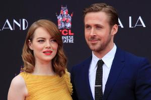 Ob sich das "La La Land"-Traumpaar Emma Stone und Ryan Gosling wohl schon auf die Goodie Bag bei den Oscars freut?