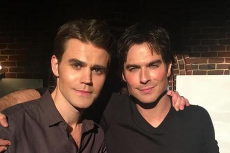 Paul Wesley (l.) und Ian Somerhalder spielten acht Jahre lang vor der Kamera Brüder