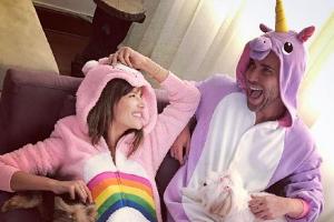 Alessandra Ambrosio mit ihrem BFF Matheus Mazzafera