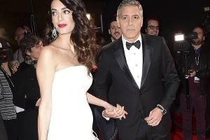Das Ehepaar Clooney in Paris