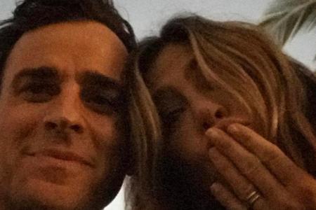 Jennifer Aniston und ihr Ehemann Justin Theroux