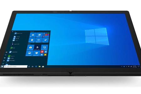 Auf dem faltbaren Laptop läuft Windows 10 Pro