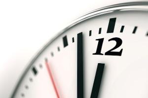 Uhrzeit und Termine auf einen Blick