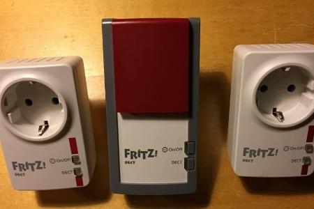 Dect 200 links und rechts, Dect 210 in der Mitte.