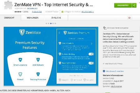 Verschlüsseln lässt sich der Datenverkehr mit einer kostenlosen VPN-Erweiterung.