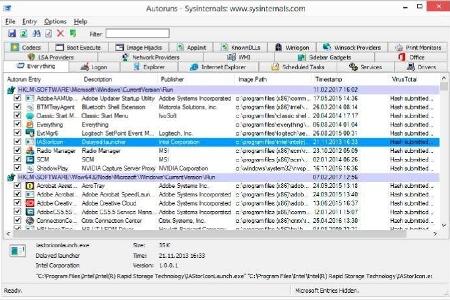 Programme, die Windows automatisch beim Start lädt, lassen sich mit dem Tool Autoruns deaktivieren.