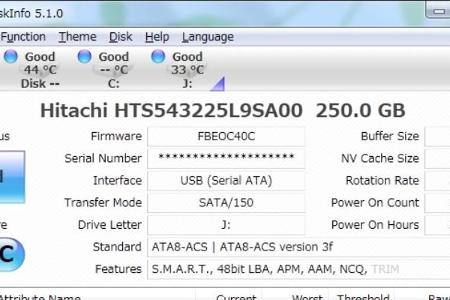 CrystalDiskInfo - Dieses Tool informiert Sie über verschiedene Eigenschaften und Zustände Ihrer SSD. Neben der Temperatur zä...