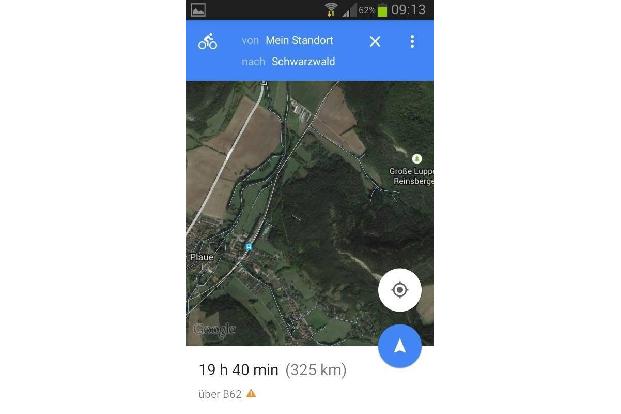 Fester Begleiter: Google Maps
