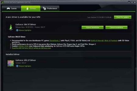 GeForce Experience - Dieses Tool von Nvidia nimmt eine gründliche Analyse Ihres Systems vor und passt die Einstellungen der ...