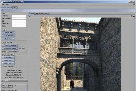 Cinebench - Dieser Benchmark konzentriert sich vor allem auf die Leistung der CPU.