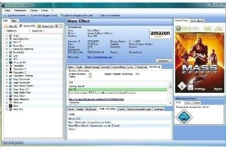 Noseris Game Database - Mit diesem Tool verwalten Sie Ihre Spielesammlung professionell.