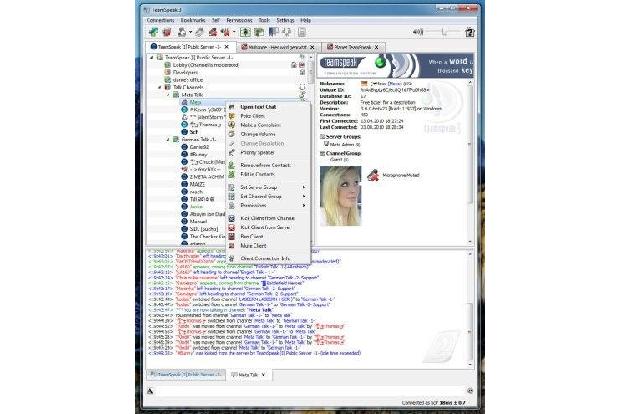 TeamSpeak - Hier handelt es sich um eine Alternative zu Skype, die sich an Spieler richtet.