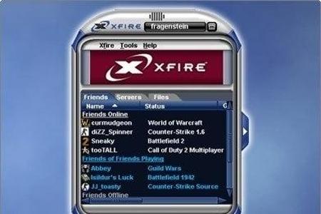 Xfire - Ein weiterer Messenger. Selbst im Vollbildmodus können Sie sich mit anderen Spielern mit diesem Tool austauschen.