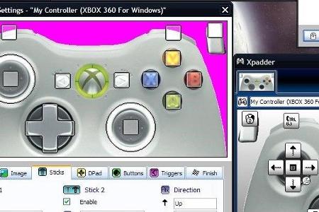 Xpadder - Das Tool simuliert ein Gamepad mit Hilfe von Tastatur und Maus.
