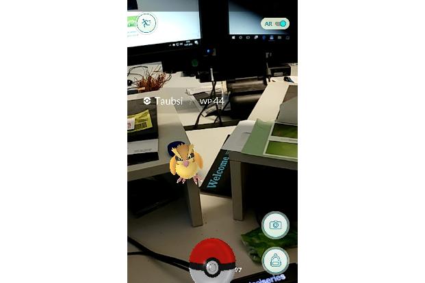Auch in geschlossenen Räumen tummeln sich Pokémon.