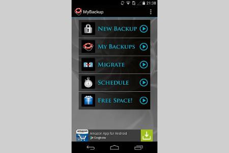 My Backup gestattet es, die Sicherungsjobs relativ elementar zu definieren.