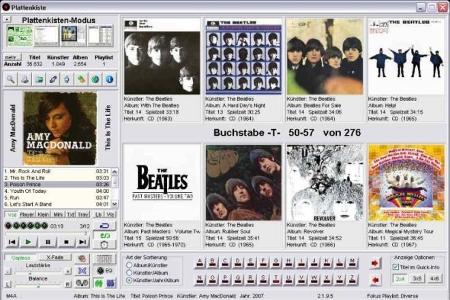Der virtuelle gratis Plattenschrank ist besonders gut geeignet, Ihre Musikalben zu verwalten und abzuspielen. Sie können Ihr...