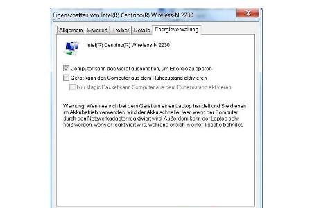 Beim Wechsel vom Ruhe- in den Aktivmodus kann es zu Instabilität kommen.