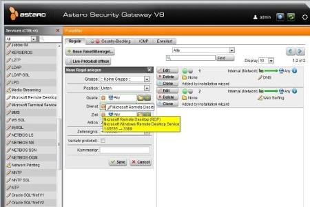 Sophos Astaro - Die Packet-Firewall Sophos Astaro in der Basis-Variante ist kostenlos.