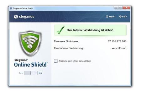 Steganos Online Shield VPN - Der Steganos Online Shield VPN ist in der Lage, die IP-Adresse des Nutzers zu verbergen. Hierdu...