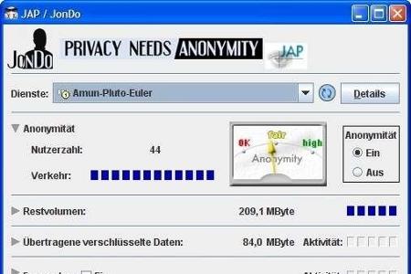 JAP / JonDo - Die Sicherheitssoftware JAP / JonDo wird Internetnutzern kostenlos angeboten. Ihre Aktivitäten im Netz werden ...