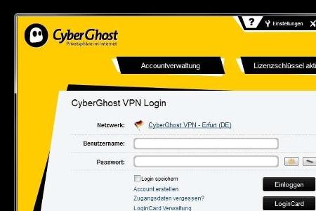 Cyberghost VPN - Das Tool Cyberghost VPN hat sich der Anonymisierung von Nutzeraktivitäten im Netz verschrieben. Um dieser A...