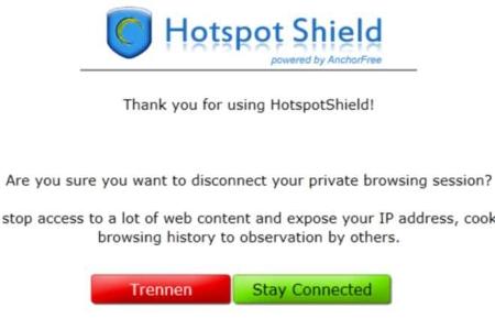 Hotspot Shield - Gerade bei der Nutzung von WLAN-Hotspots ergeben sich Angriffsflächen für Hacker. Mit dem Hotspot Shield sc...