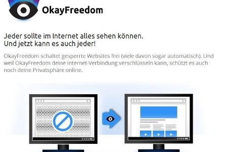 Steganos OkayFreedom VPN - Das kostenlose Steganos OkayFreedom VPN sorgt für den gänzlich freien Zugriff auf Internetinhalte...