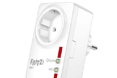 Diese Steckdose kommuniziert mit der Dect-fähigen Fritzbox 7390 ebenso wie schnurlose Telefone.