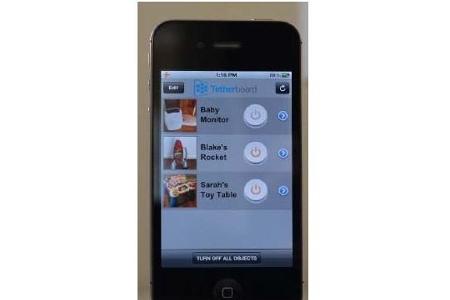 Tethercell konnte in der Praxis noch nicht getestet werden, soll jedoch ein Ein- und Ausschalten per Bluetooth ermöglichen.