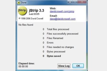 jStrip - Sie können mit jStrip überflüssige Daten aus JPG-Dateien entfernen, die so ohne Qualitätsverlust etwas kleiner werden.
