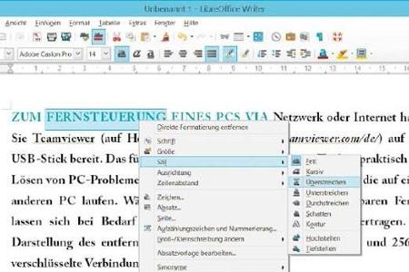 Libre Office Portable - Mit Libre Office Portable holen Sie sich eine Office-Suite mit Zeichenprogramm, Textverarbeitung, Pr...