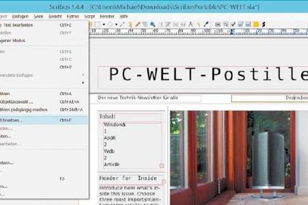 Scribus Portable - Mit dem Layoutprogramm Scribus Portable können Sie Drucksachen gestalten. Dabei werden Texte so platziert...
