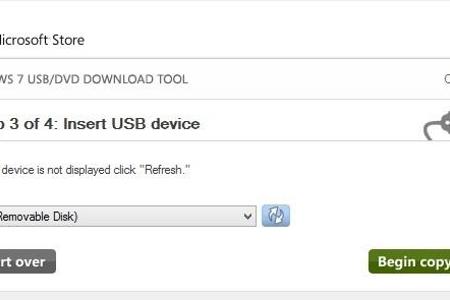 Auch für Windows 10 beginnt nach der Auswahl des USB-Sticks das Kopieren.