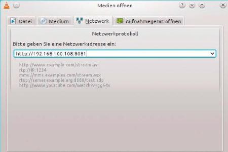 Kontrolle: Ob Sie einen Browser oder VLC für die Überprüfung verwenden, ist nicht relevant. Diese Methode lässt sich auch he...