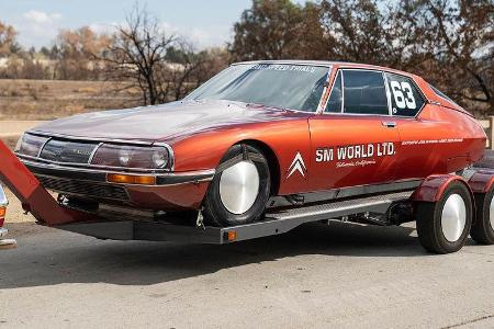 1973er Citroën SM Custom Pickup und 1972er Citroën SM Land Speed Racer