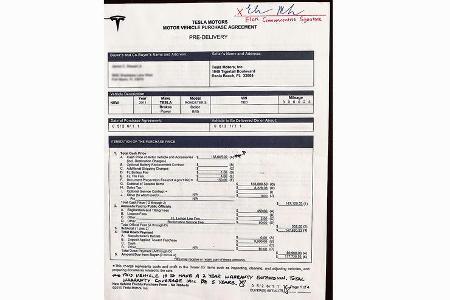 Das letzte gebaute Exemplar des Tesla Roadster der ersten Generation im Verkauf