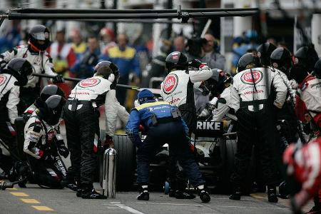 BAR-Honda 007 - Boxenstopp - F1 2005