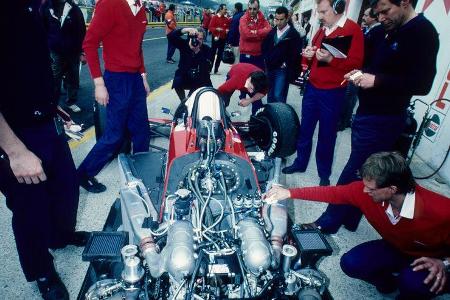 Haas-Lola - Ford F1-Turbo-Motor - GP San Marino 1986 - Imola